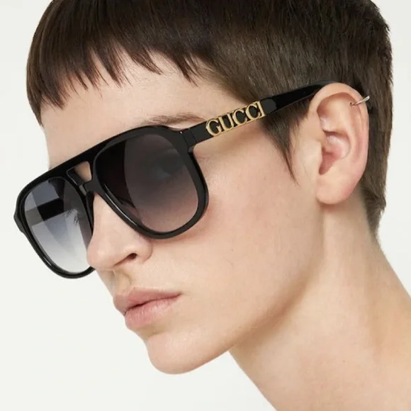 Gucci | Accessories | New Gucci Gg188s 02 Aviator Unisex  display picture 1